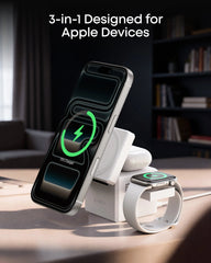 Anker 3-in-1 Cube with Qi2 and Anker 140W 2-in-1 USB-C to USB-C Cable