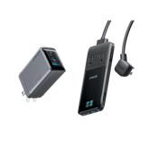 Anker Prime 6-in-1 Charging Station (140W) and Anker Prime Charger (100W, 3 Ports, GaN)
