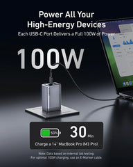 Anker Prime Charger (100W, 3 Ports, GaN) and Anker 737 Power Bank (PowerCore 24K)