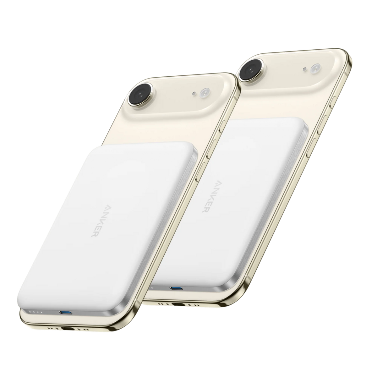 Anker Nano Power Bank (5K, MagGo, Slim, 2-Pack)