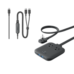 Anker Nano Charging Station (6-in-1, 67W) and Anker 140W 2-in-1 USB-C to USB-C Cable