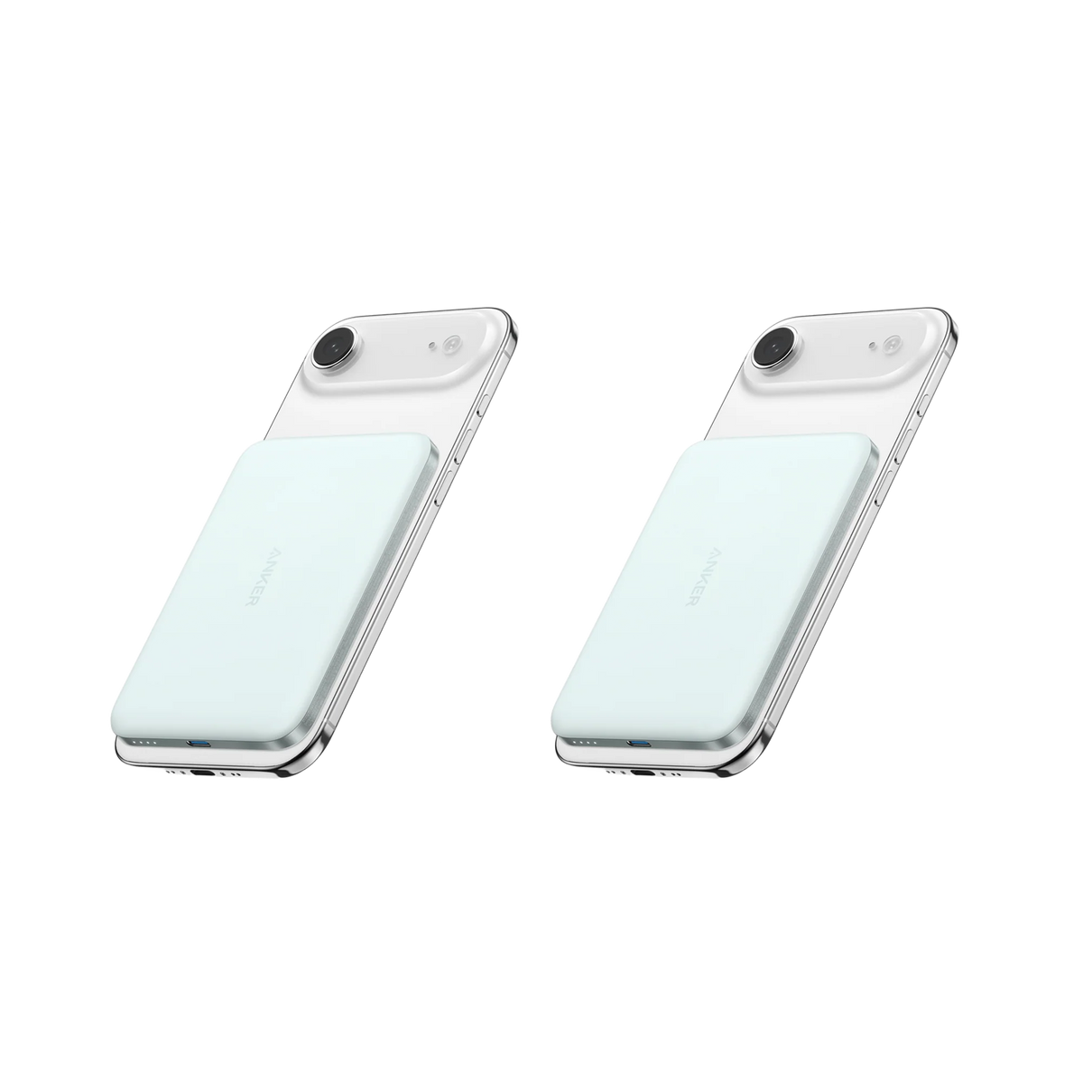 Anker Nano Power Bank (5K, MagGo, Slim), 2-pack